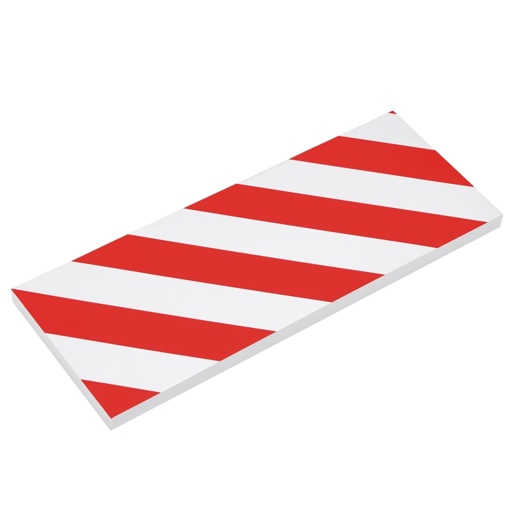 Vidaxl muurbeschermers 6 st 50x20x2 cm eva-schuim rood en wit