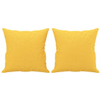 Vidaxl sierkussens 2 st 40x40 cm stof lichtgeel