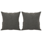 Vidaxl sierkussens 2 st 40x40 cm fluweel donkergrijs