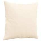 Vidaxl sierkussens 2 st 40x40 cm fluweel crèmekleurig