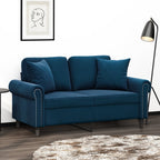 Vidaxl sierkussens 2 st 40x40 cm fluweel blauw