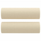 Vidaxl sierkussens 2 st 15x50 cm stof crèmekleurig