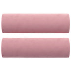Vidaxl sierkussens 2 st 15x50 cm fluweel roze