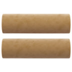 Vidaxl sierkussens 2 st 15x50 cm fluweel bruin
