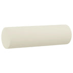 Vidaxl sierkussens 2 st 15x50 cm fluweel crèmekleurig