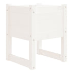 Vidaxl plantenbak 40x40x52,5 cm massief grenenhout wit