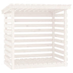 Vidaxl haardhoutrek 108x73x108 cm massief grenenhout wit
