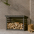 Vidaxl haardhoutrek 108x73x79 cm massief grenenhout grijs