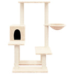Vidaxl kattenmeubel met sisal krabpalen 94,5 cm crèmekleurig