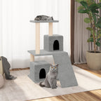 Vidaxl kattenmeubel met sisal krabpalen 82 cm lichtgrijs