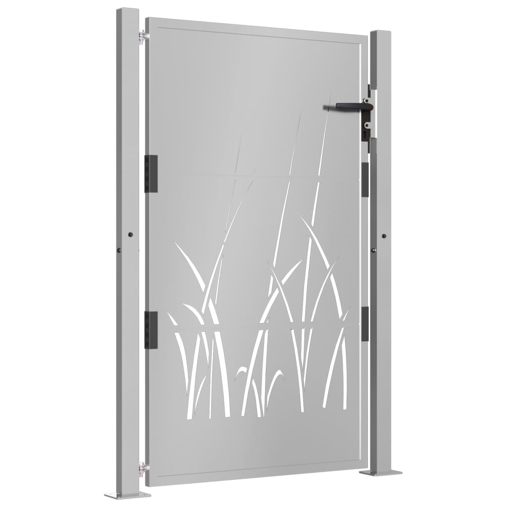 Vidaxl poort grasontwerp 100x150 cm cortenstaal