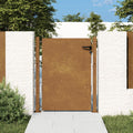 Vidaxl poort 100x150 cm cortenstaal