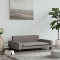VidaXL Hondenmand 90x53x30 cm stof taupe