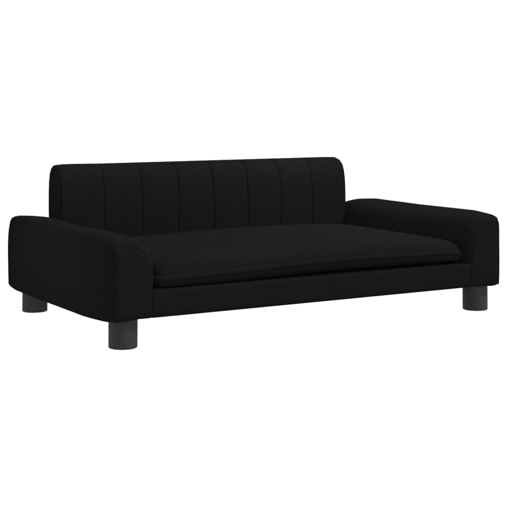 Vidaxl hondenmand 90x53x30 cm stof zwart