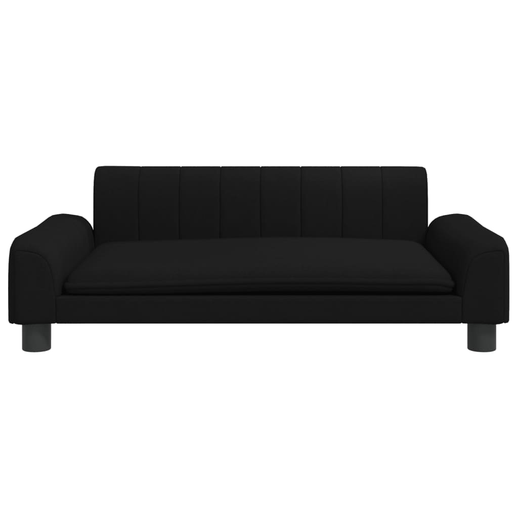 Vidaxl hondenmand 90x53x30 cm stof zwart