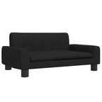 Vidaxl hondenmand 70x45x30 cm stof zwart