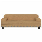 Vidaxl hondenmand 90x53x30 cm fluweel bruin