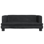 VidaXL Hondenmand 80x45x30 cm fluweel zwart