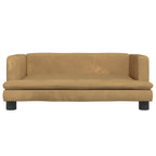 VidaXL Hondenmand 80x45x30 cm fluweel bruin