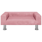 Vidaxl hondenmand 70x45x26,5 cm fluweel roze