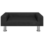 Vidaxl hondenmand 70x45x26,5 cm fluweel zwart