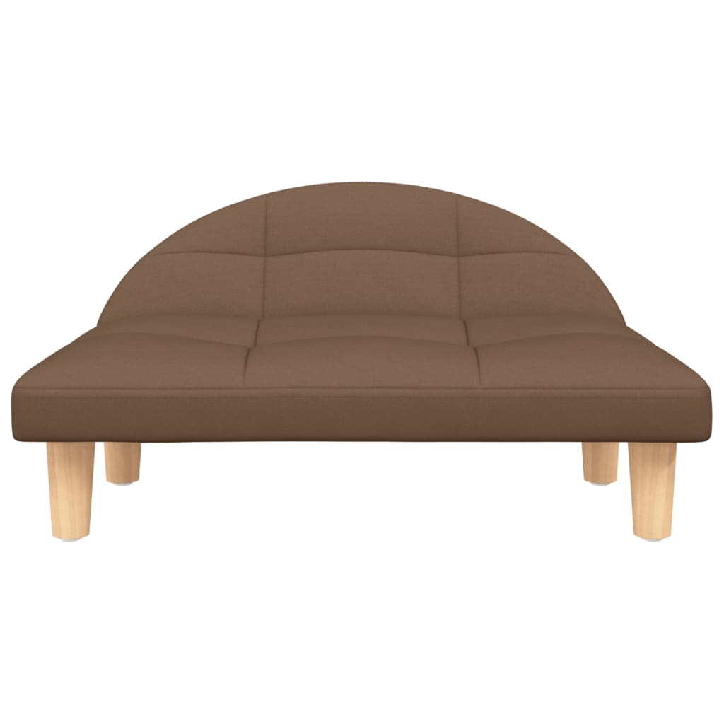 Vidaxl hondenmand 70x52x30 cm stof bruin