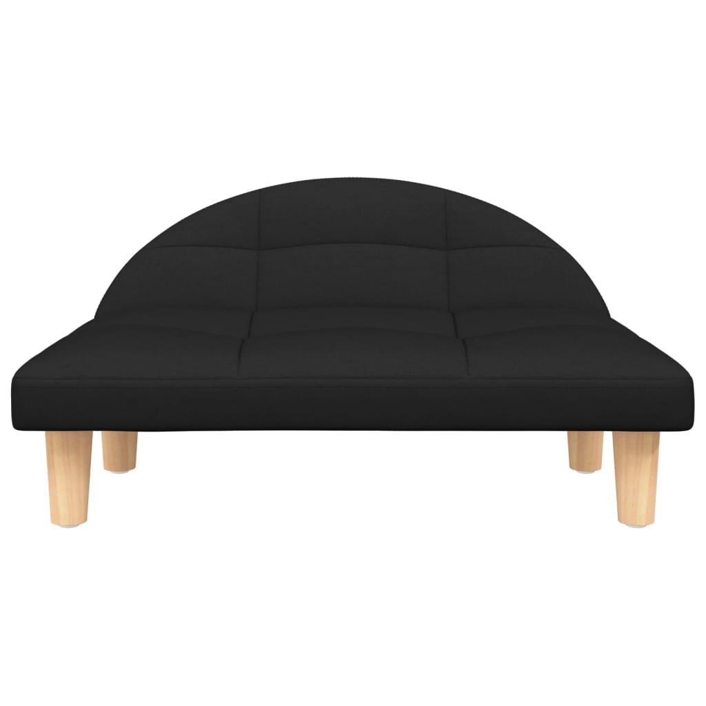 Vidaxl hondenmand 70x52x30 cm stof zwart