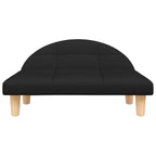 Vidaxl hondenmand 70x52x30 cm stof zwart