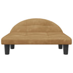 Vidaxl hondenmand 70x52x30 cm fluweel bruin