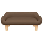 Vidaxl hondenmand 70x40x24 cm stof bruin