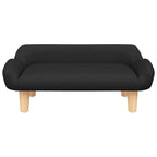 Vidaxl hondenmand 70x40x24 cm stof zwart