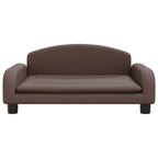 Vidaxl hondenmand 70x45x30 cm kunstleer bruin