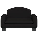 Vidaxl hondenmand 50x40x30 cm stof zwart
