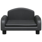 Vidaxl hondenmand 50x40x30 cm kunstleer zwart