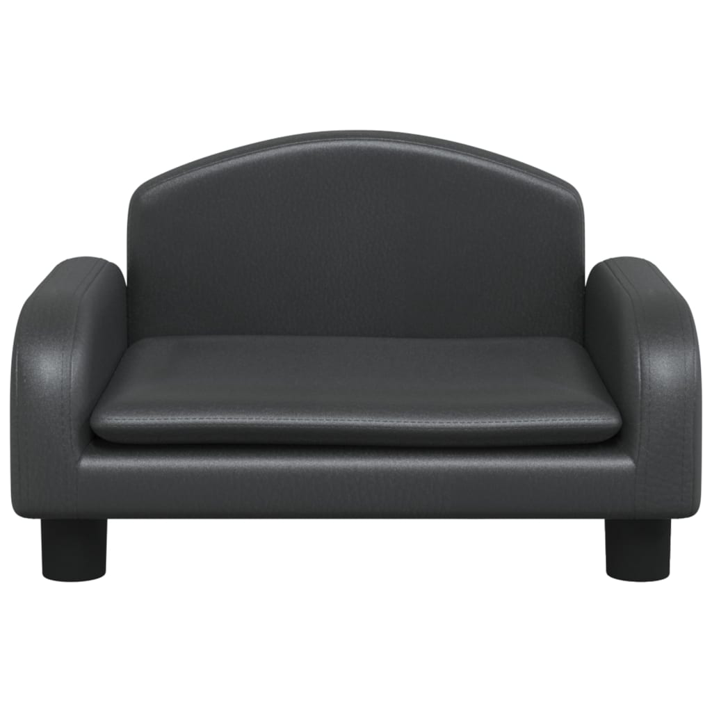 Vidaxl hondenmand 50x40x30 cm kunstleer zwart