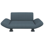 Vidaxl hondenmand 70x45x28 cm stof donkergrijs