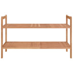 Vidaxl schoenenrek 69x27x41 cm massief walnotenhout