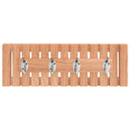 Vidaxl wandkapstok 42x8,5x14 cm massief walnotenhout