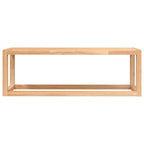 Vidaxl handdoekenrek 60x20x20 cm massief walnotenhout