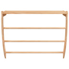 Vidaxl handdoekenrek 60x25,5x49 cm massief walnotenhout