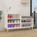 Vidaxl schoenenkast 102x36x60 cm bewerkt hout wit