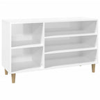 Vidaxl schoenenkast 102x36x60 cm bewerkt hout hoogglans wit
