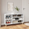 Vidaxl schoenenkast 102x36x60 cm bewerkt hout hoogglans wit