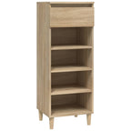 VidaXL Schoenenkast 40x36x105 cm bewerkt hout sonoma eikenkleurig