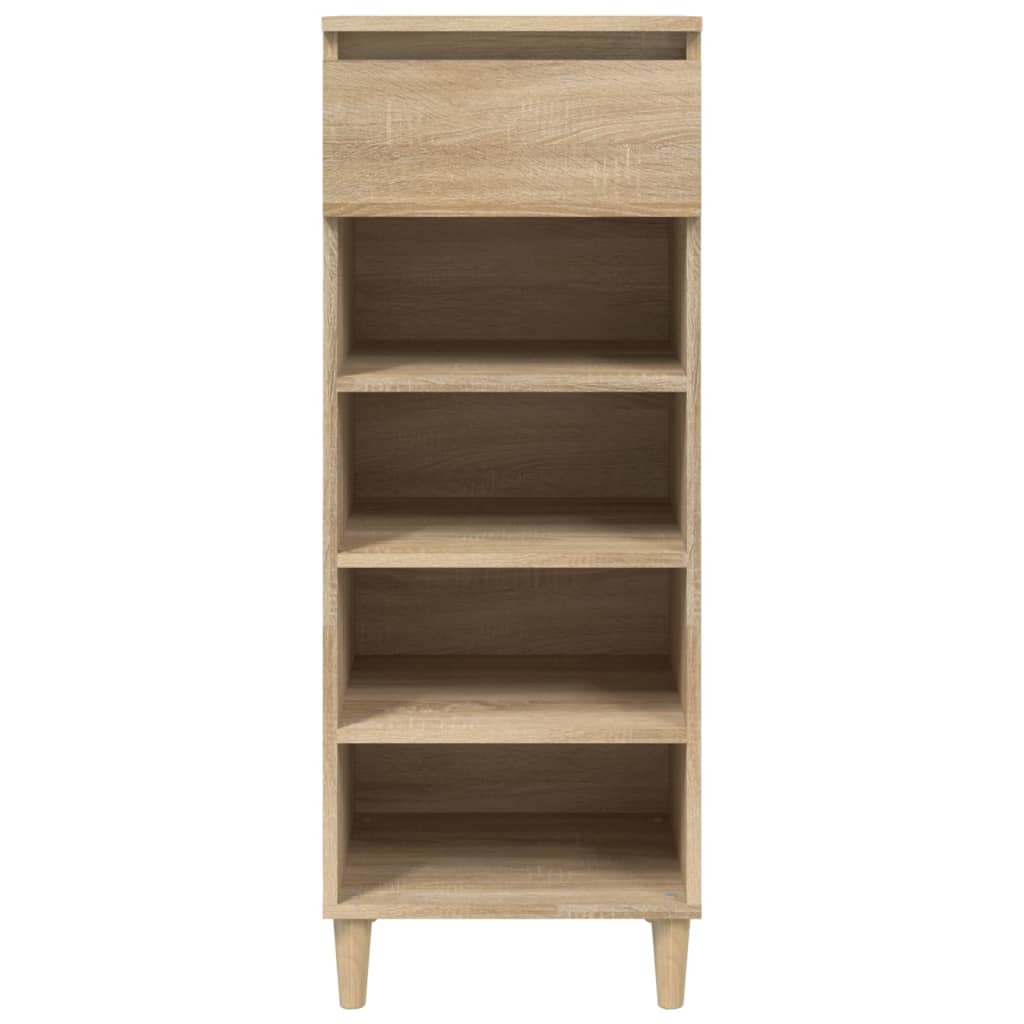 VidaXL Schoenenkast 40x36x105 cm bewerkt hout sonoma eikenkleurig