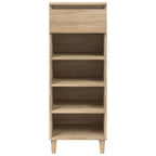 VidaXL Schoenenkast 40x36x105 cm bewerkt hout sonoma eikenkleurig