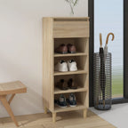 VidaXL Schoenenkast 40x36x105 cm bewerkt hout sonoma eikenkleurig