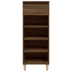 Vidaxl schoenenkast 40x36x105 cm bewerkt hout bruin eikenkleur