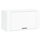 Vidaxl schoenenkast wandgemonteerd 70x35x38 cm bewerkt hout wit