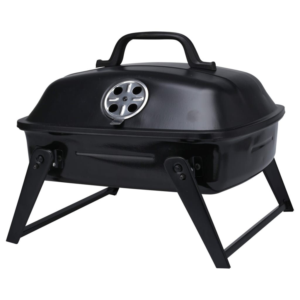 ProGarden ProGarden Barbecuegrill draagbaar zwart